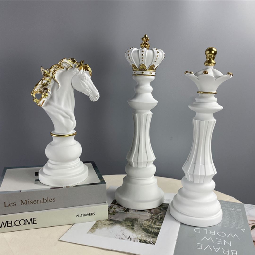 Esculturas Peças de Xadrez (KIt 6 Pçs) - Decors