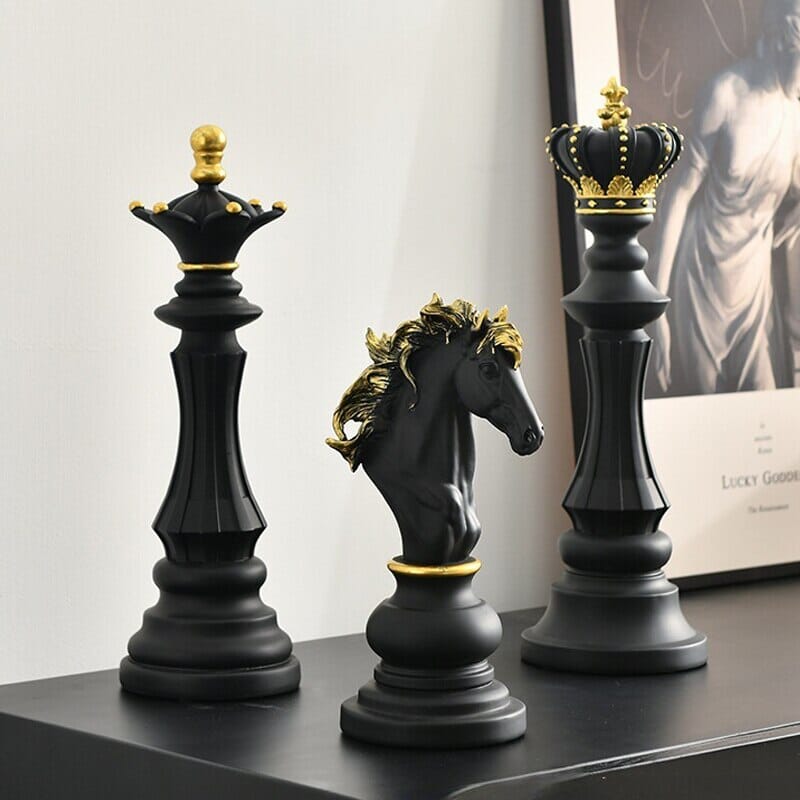 Esculturas Peças de Xadrez (KIt 6 Pçs) - Decors