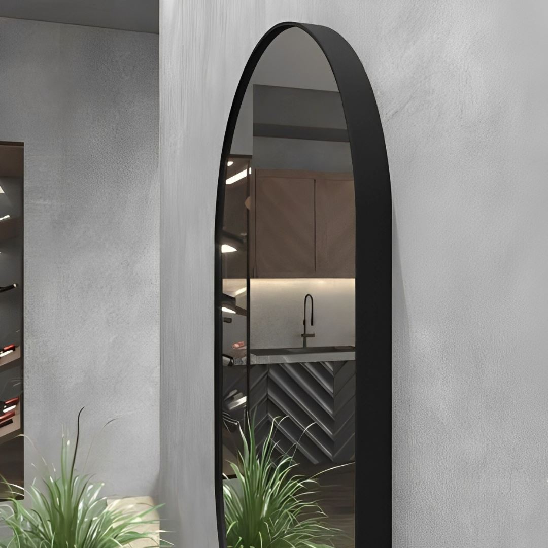 Espelho Decorativo Geométrico Oval Side Mirror - Decors