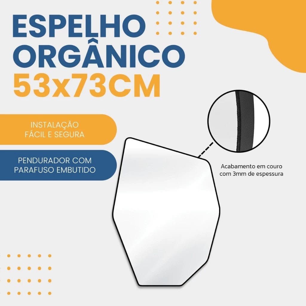 Espelho Decorativo Geométrico Texas