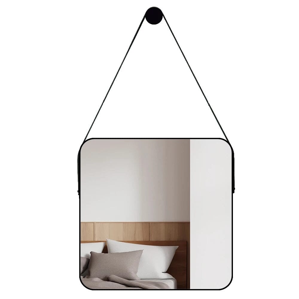 Espelho Decorativo Quadrado Beady Suspenso de Parede 50cm - Decors
