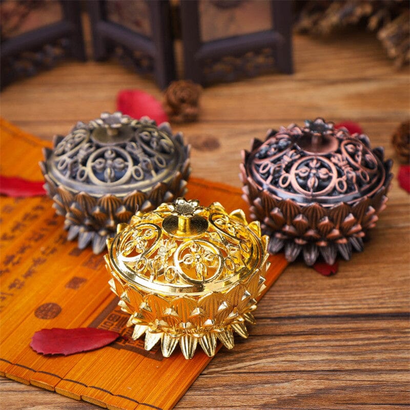 Incensário Retrô de Lótus - Decors