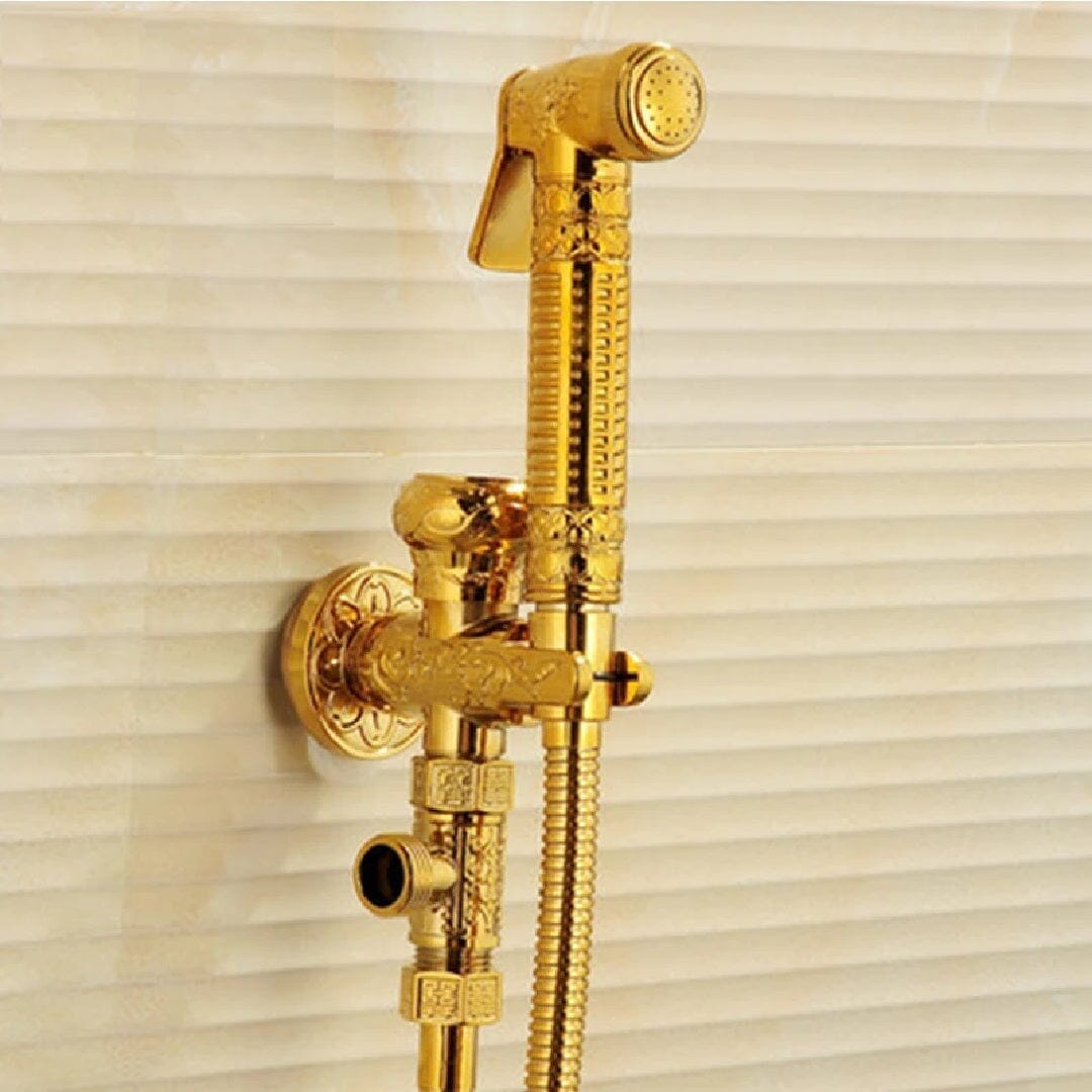 Kit Ducha Higiênica Vintage Golden