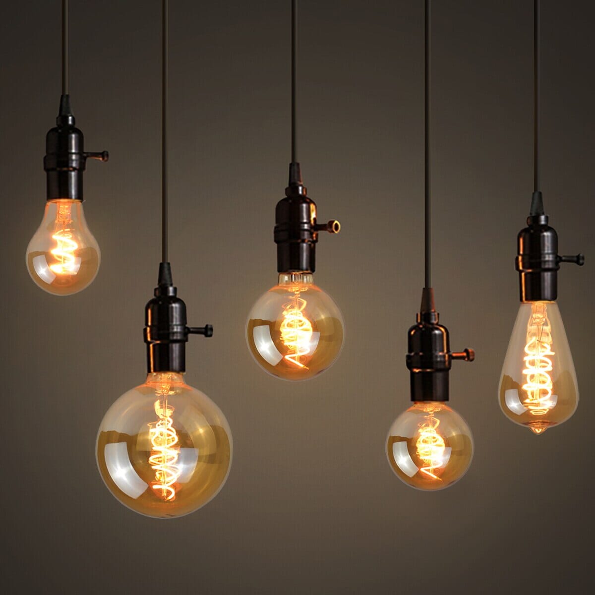 Lâmpadas Vintage Retrô - Decors