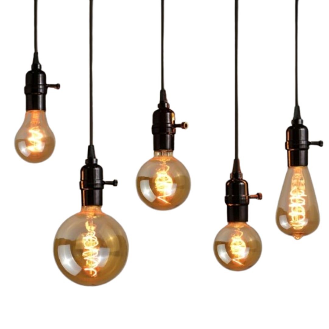 Lâmpadas Vintage Retrô - Decors