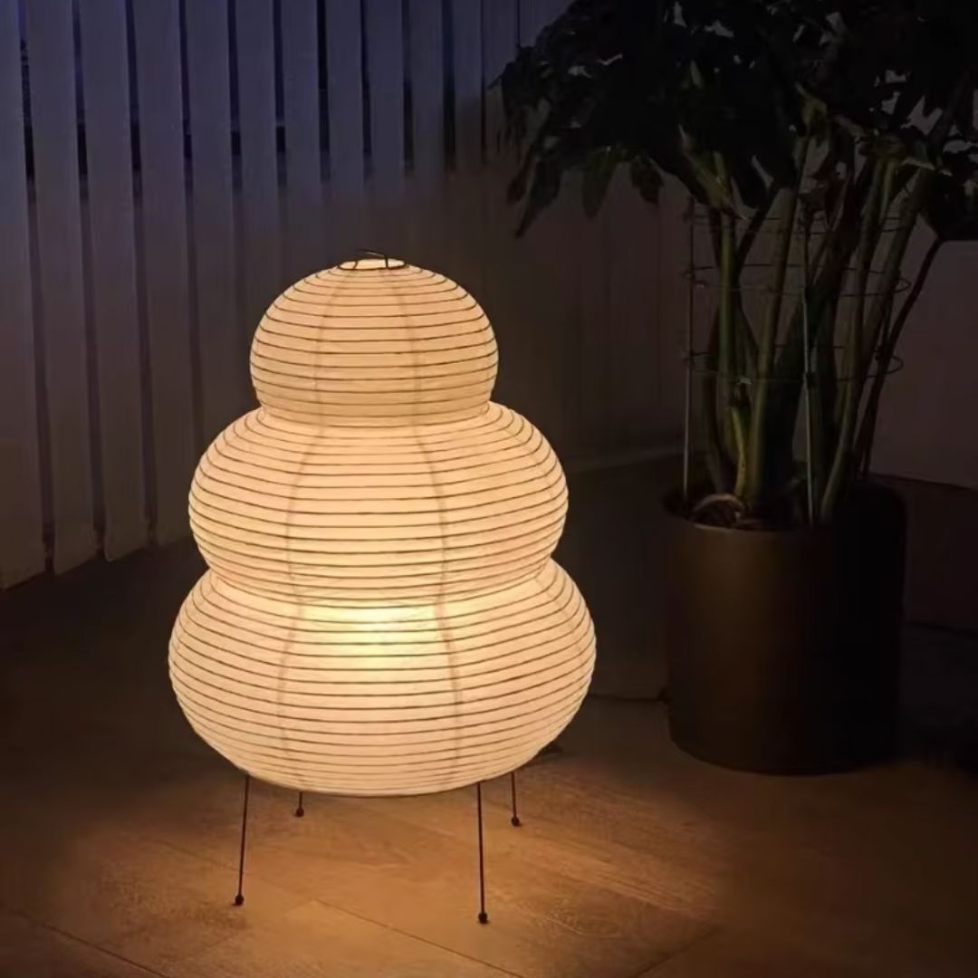 Luminária Abajur de Chão Artesanal Bohara 60cm