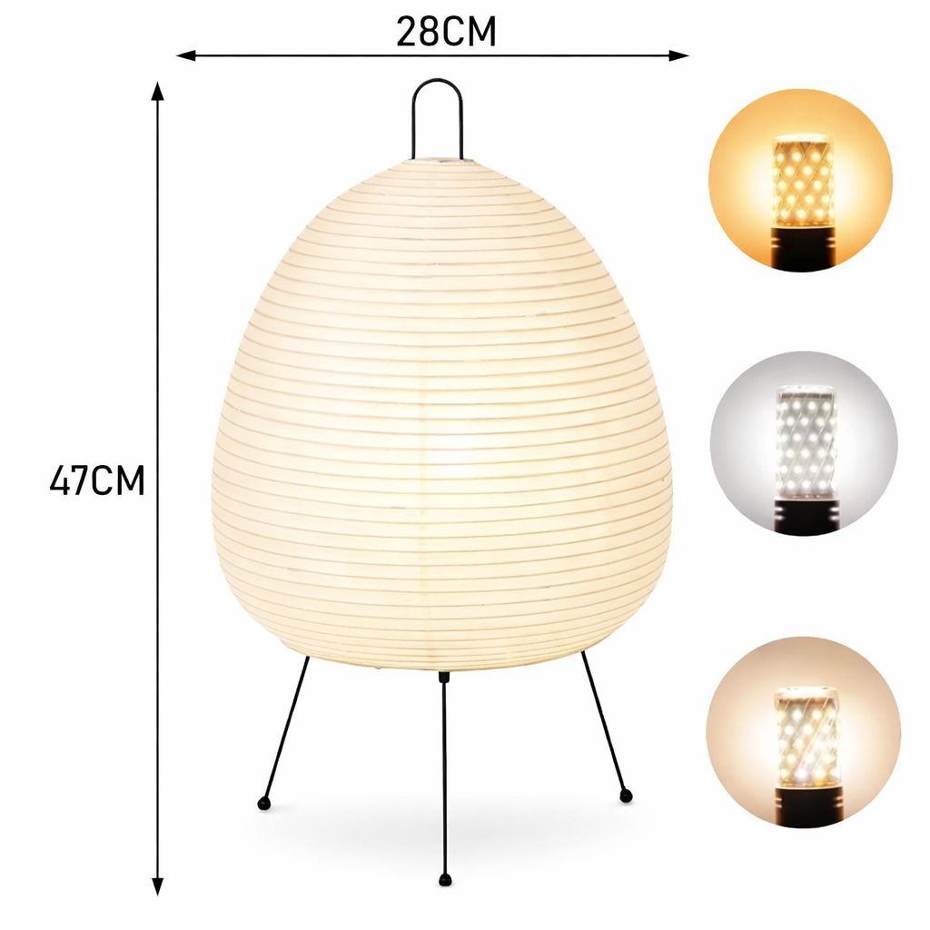 Luminária Abajur de Chão Artesanal Solena Light 47cm