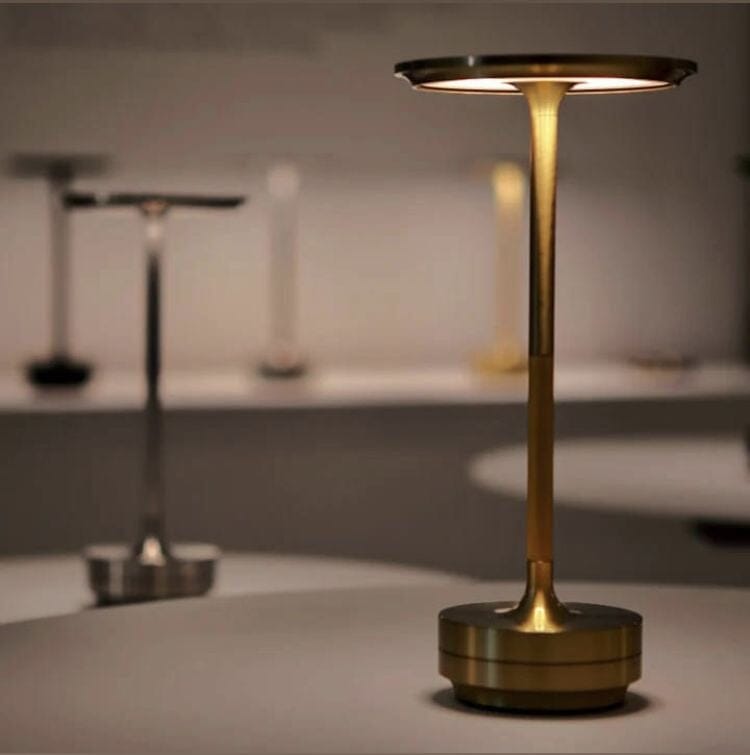 Luminária Abajur de Mesa Candeeiro Touch Essenza Recarregável USB