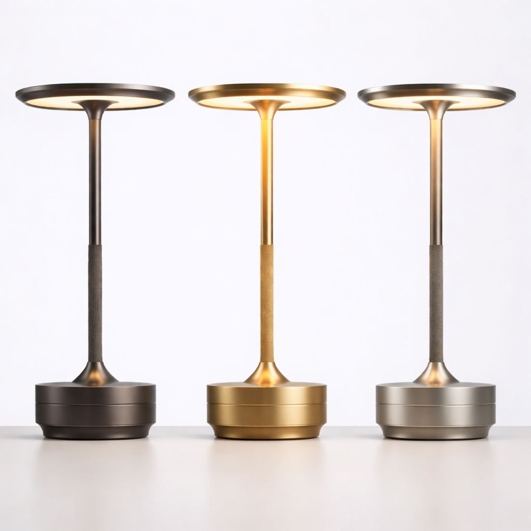 Luminária Abajur de Mesa Candeeiro Touch Essenza Recarregável USB