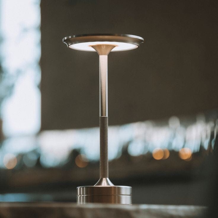 Luminária Abajur de Mesa Candeeiro Touch Essenza Recarregável USB