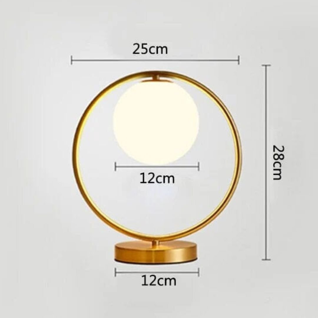 Luminária Abajur de Mesa Circular Harmony - Decors