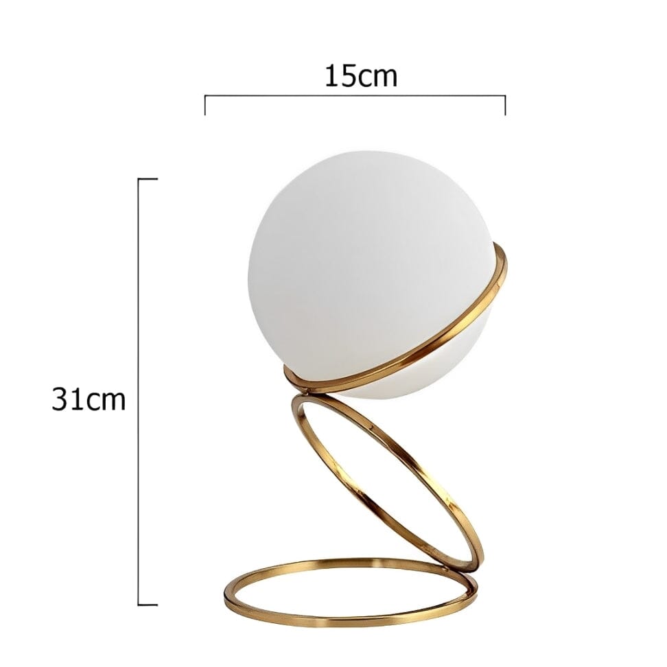 Luminária Abajur de Mesa Circular OrbyBoll - Decors