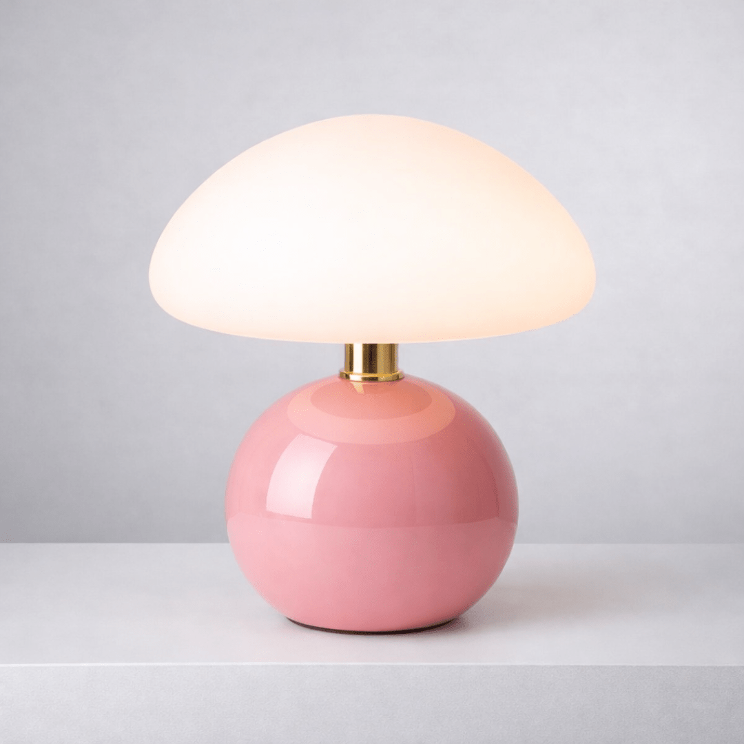 Luminária Abajur de Mesa Cogumelo - Decors