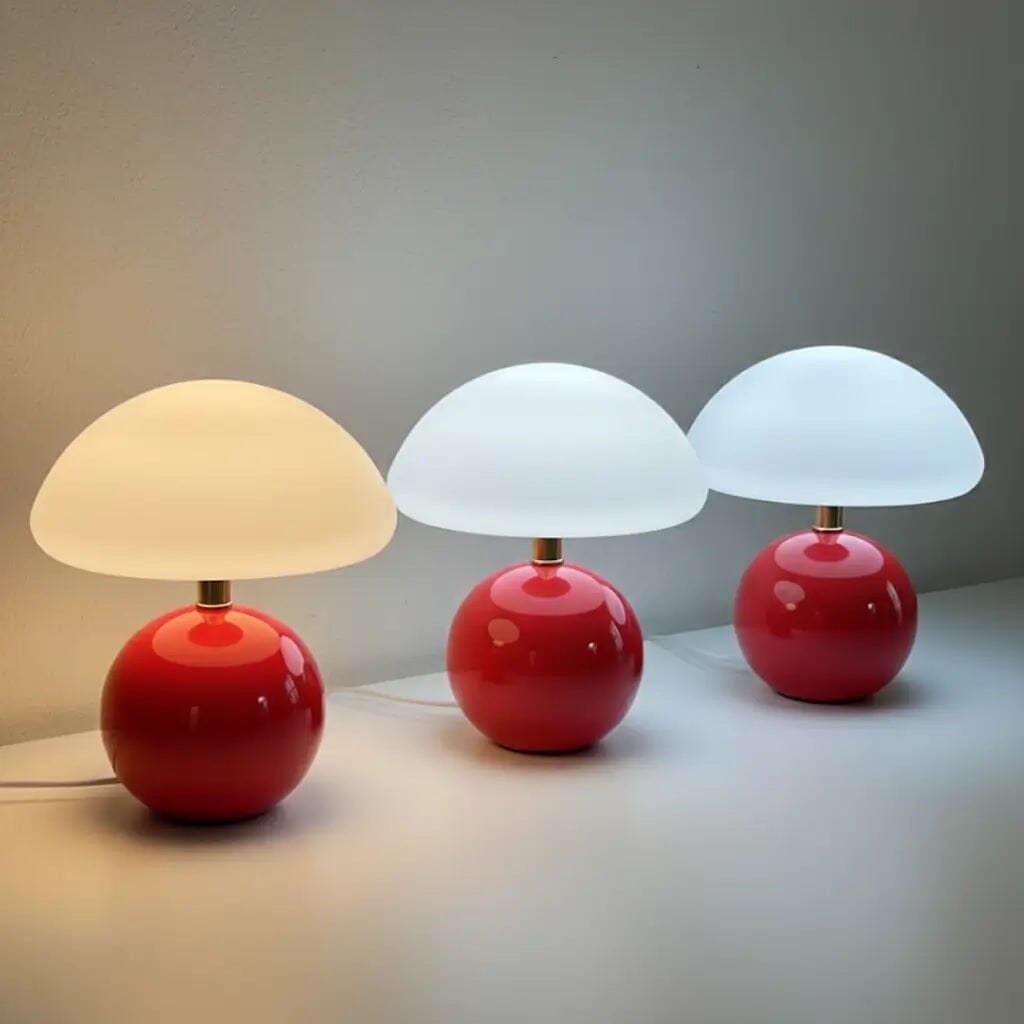 Luminária Abajur de Mesa Cogumelo - Decors