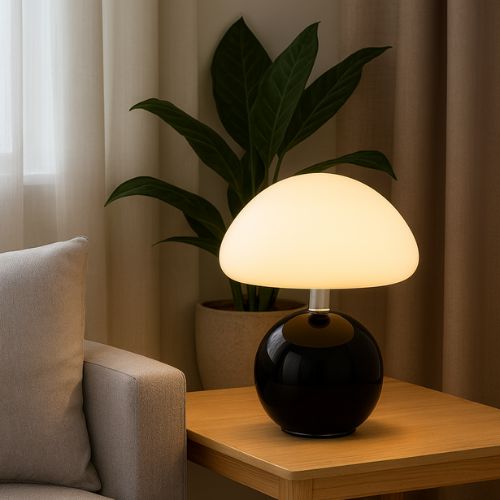 Luminária Abajur de Mesa Cogumelo - Decors