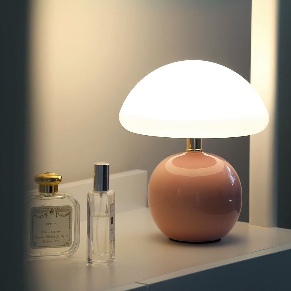 Luminária Abajur de Mesa Cogumelo - Decors