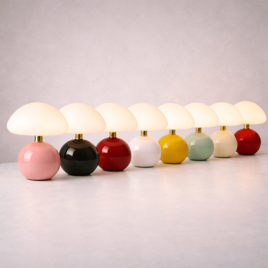 Luminária Abajur de Mesa Cogumelo - Decors