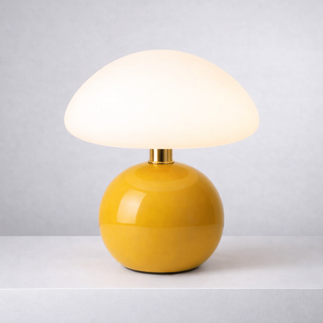 Luminária Abajur de Mesa Cogumelo - Decors