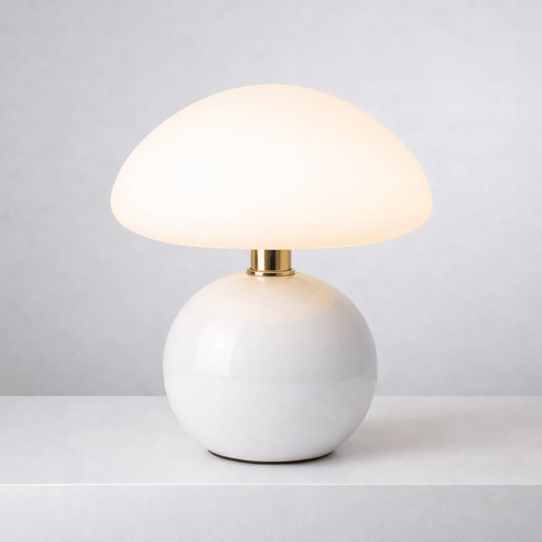 Luminária Abajur de Mesa Cogumelo - Decors