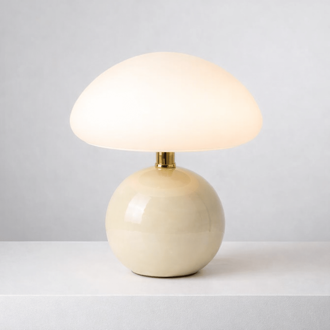 Luminária Abajur de Mesa Cogumelo - Decors