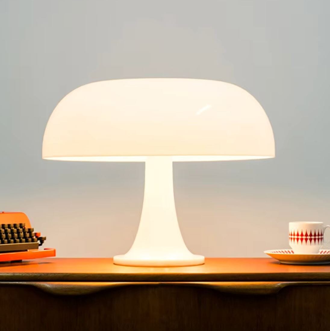 Luminária Abajur de Mesa Cogumelo Led com 10 Níveis de Intensidade