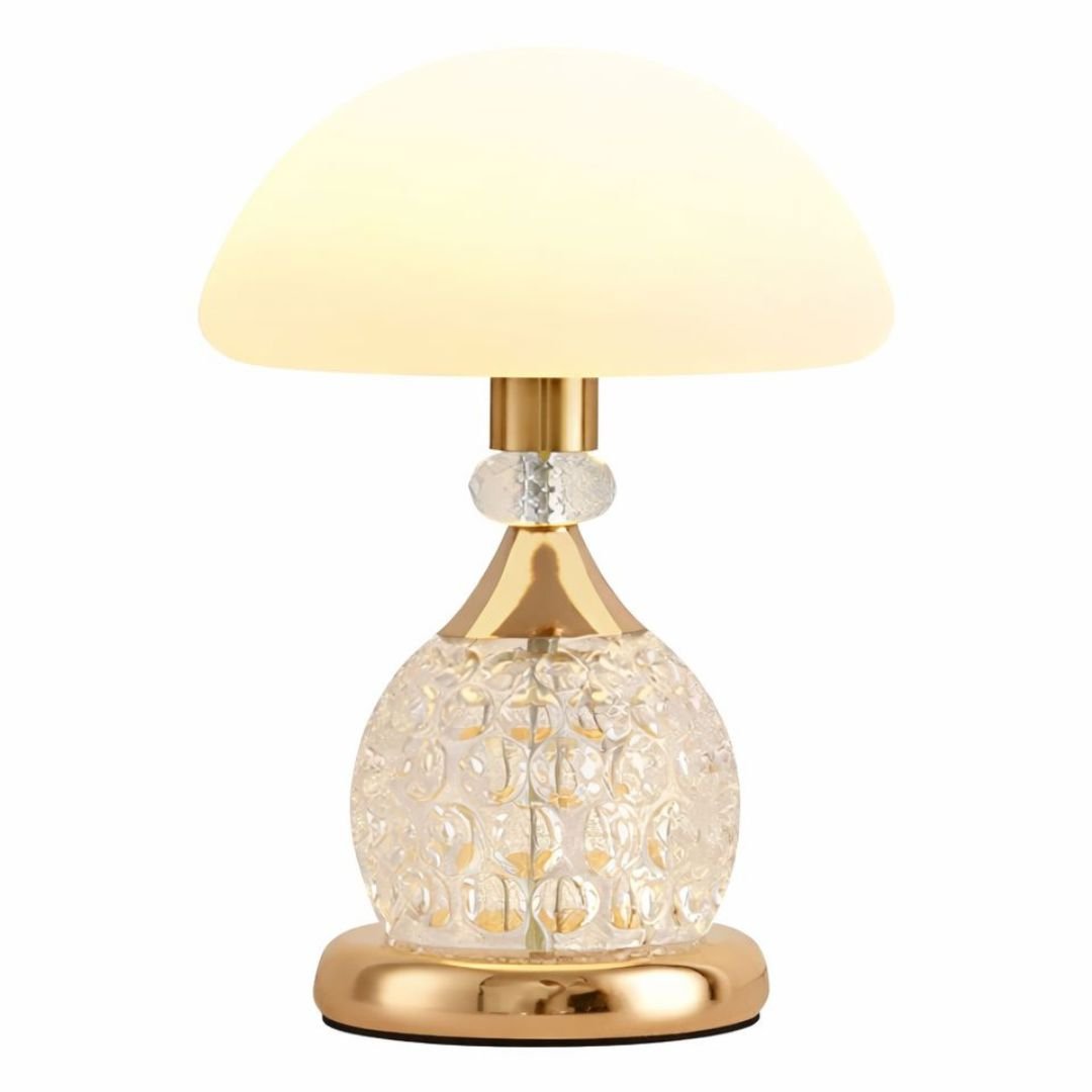 Luminária Abajur de Mesa Cogumelo Retrô Deluxe - Decors