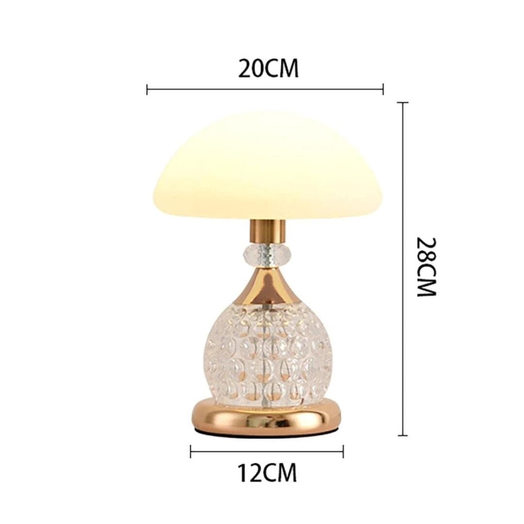 Luminária Abajur de Mesa Cogumelo Retrô Deluxe - Decors