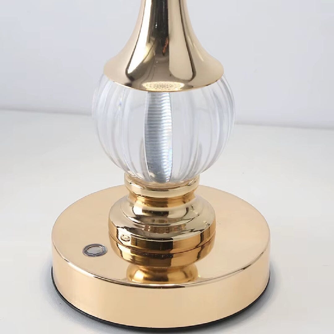 Luminária Abajur de Mesa Cristal Vintage Royale