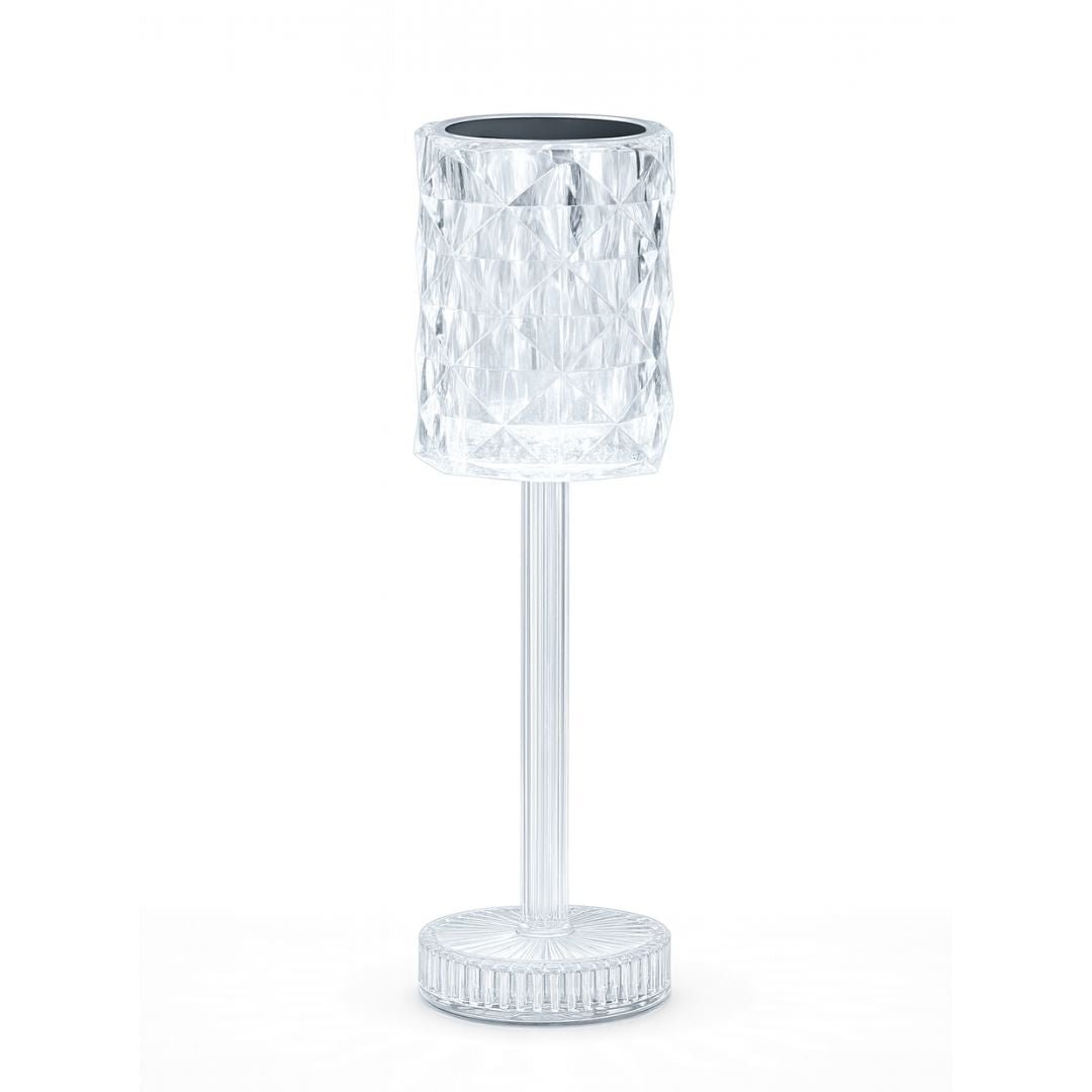 Luminária Abajur de Mesa Cristalina Touch em Led - Decors