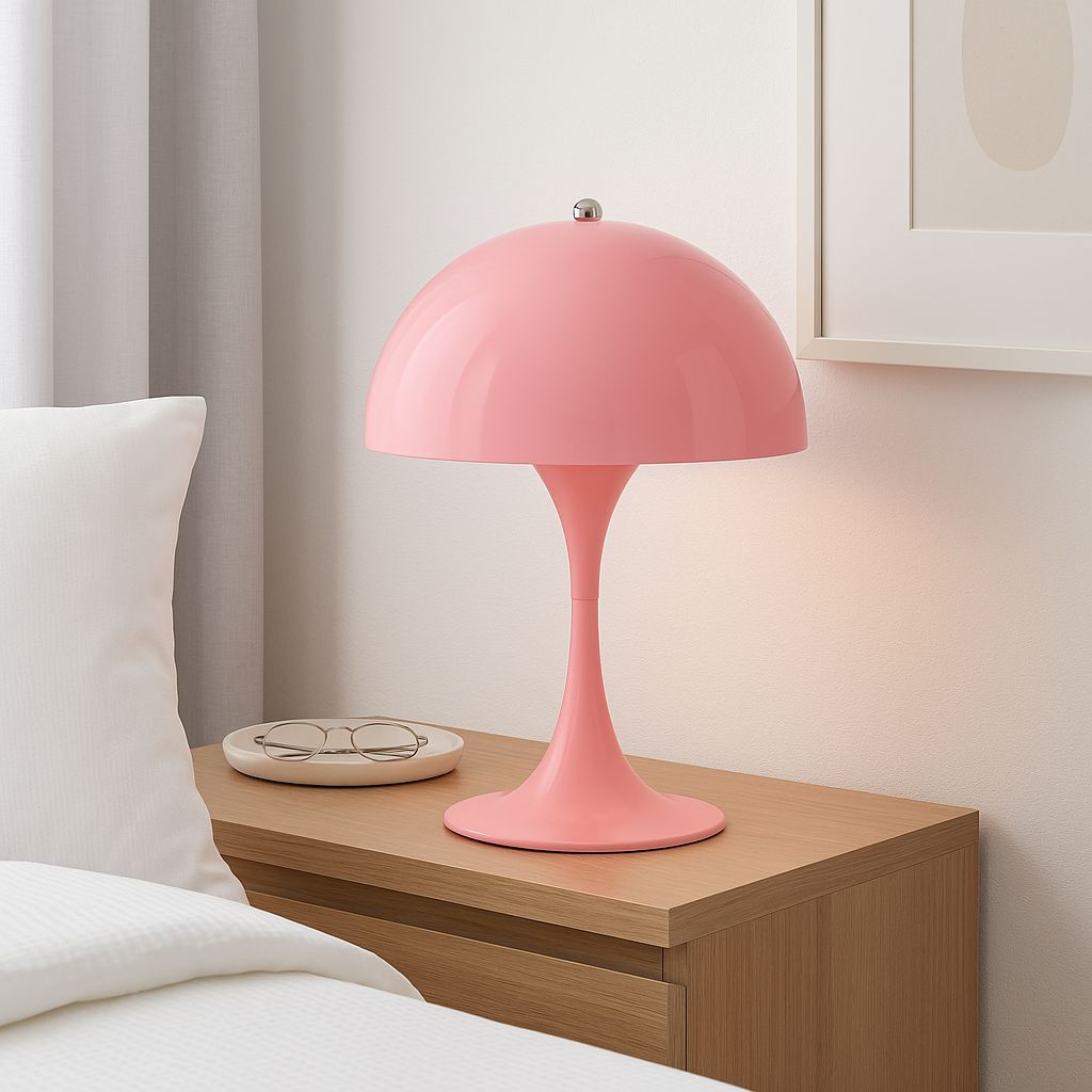 Luminária Abajur de Mesa Danish Mushroom Touch 40cm