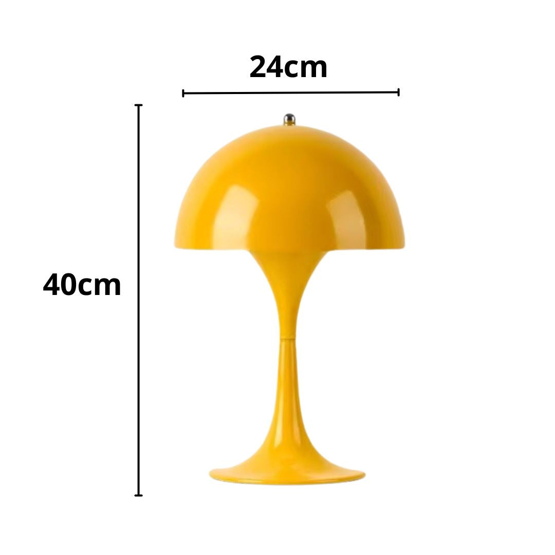 Luminária Abajur de Mesa Danish Mushroom Touch 40cm