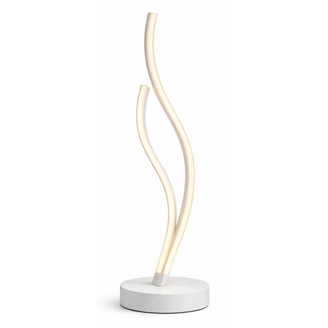 Luminária Abajur de Mesa Espiral Ivar em Led 50cm - Decors