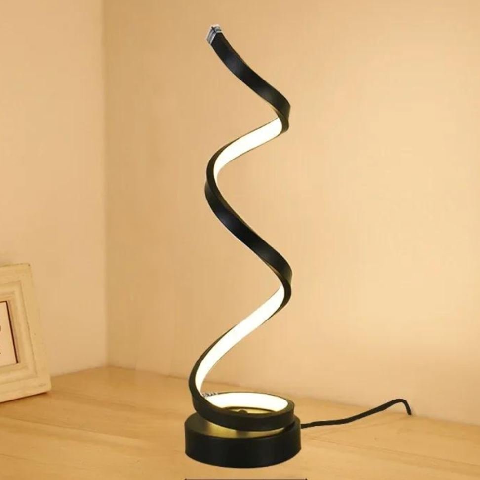 Luminária Abajur de Mesa Espiral Small Luna 34cm - Decors