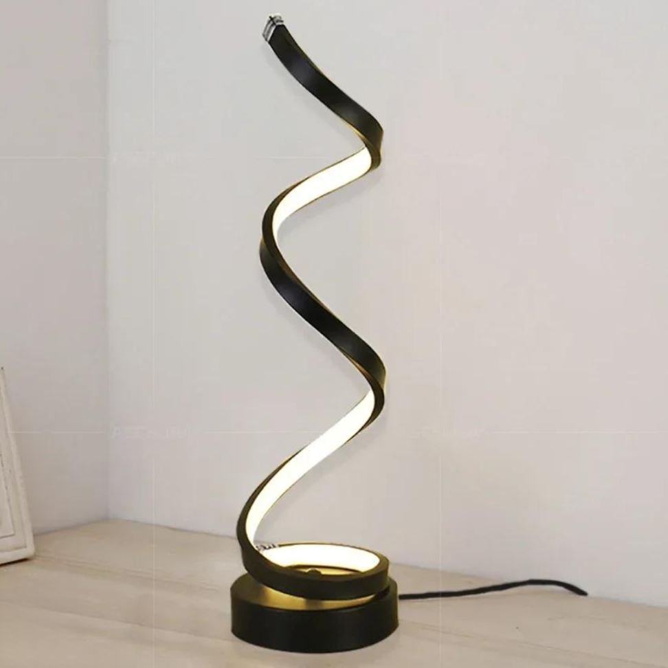 Luminária Abajur de Mesa Espiral Small Luna 34cm - Decors