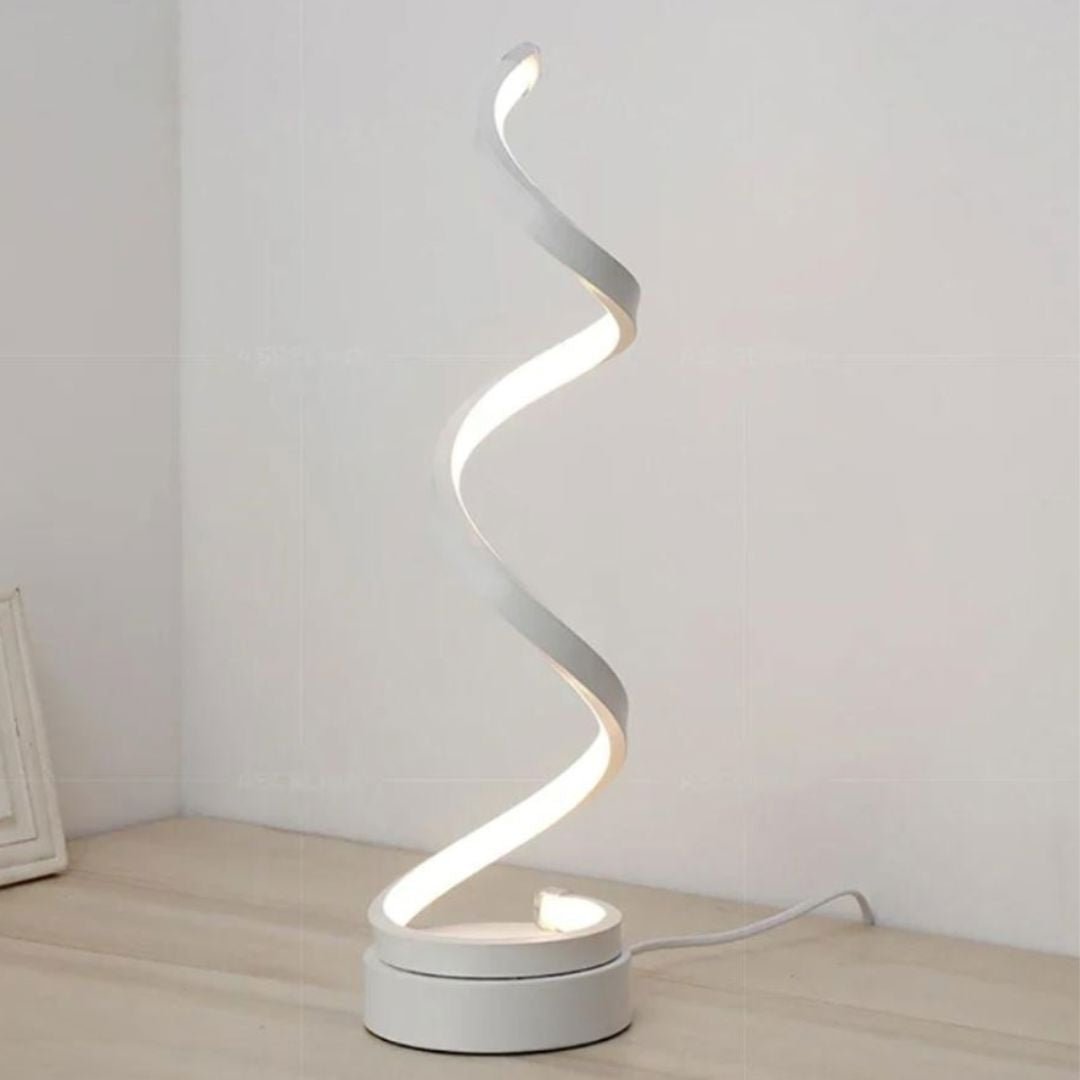 Luminária Abajur de Mesa Espiral Small Luna 34cm - Decors