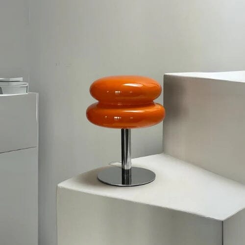 Luminária Abajur de Mesa Italian Duplo Arco em Led