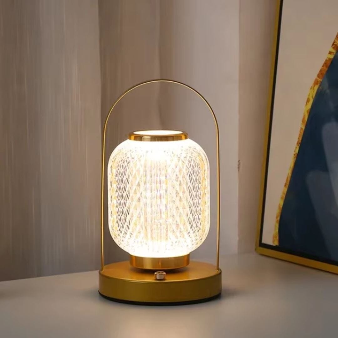Luminária Abajur de Mesa Luar Touch Móvel
