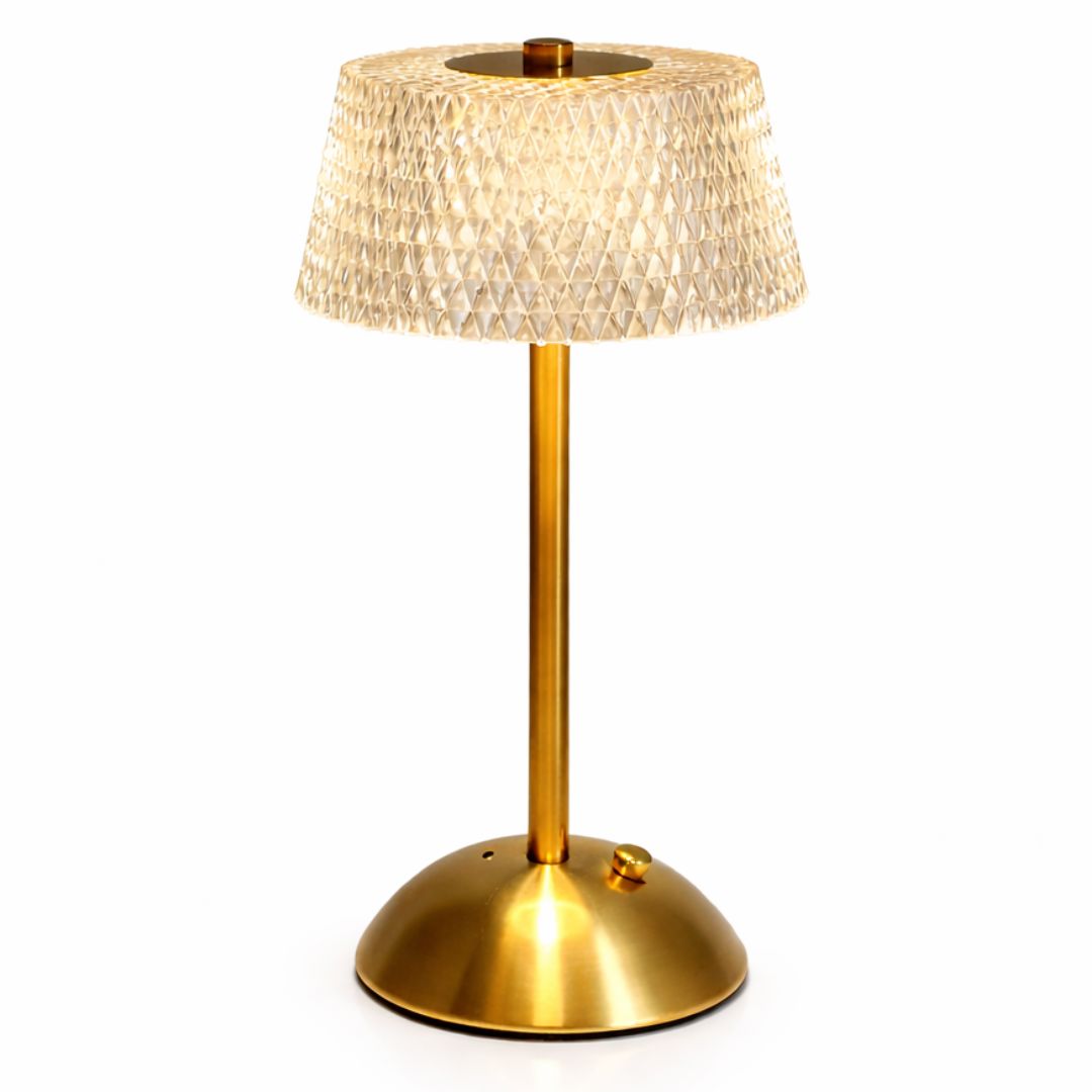 Luminária Abajur de Mesa Luzzo Touch Led USB