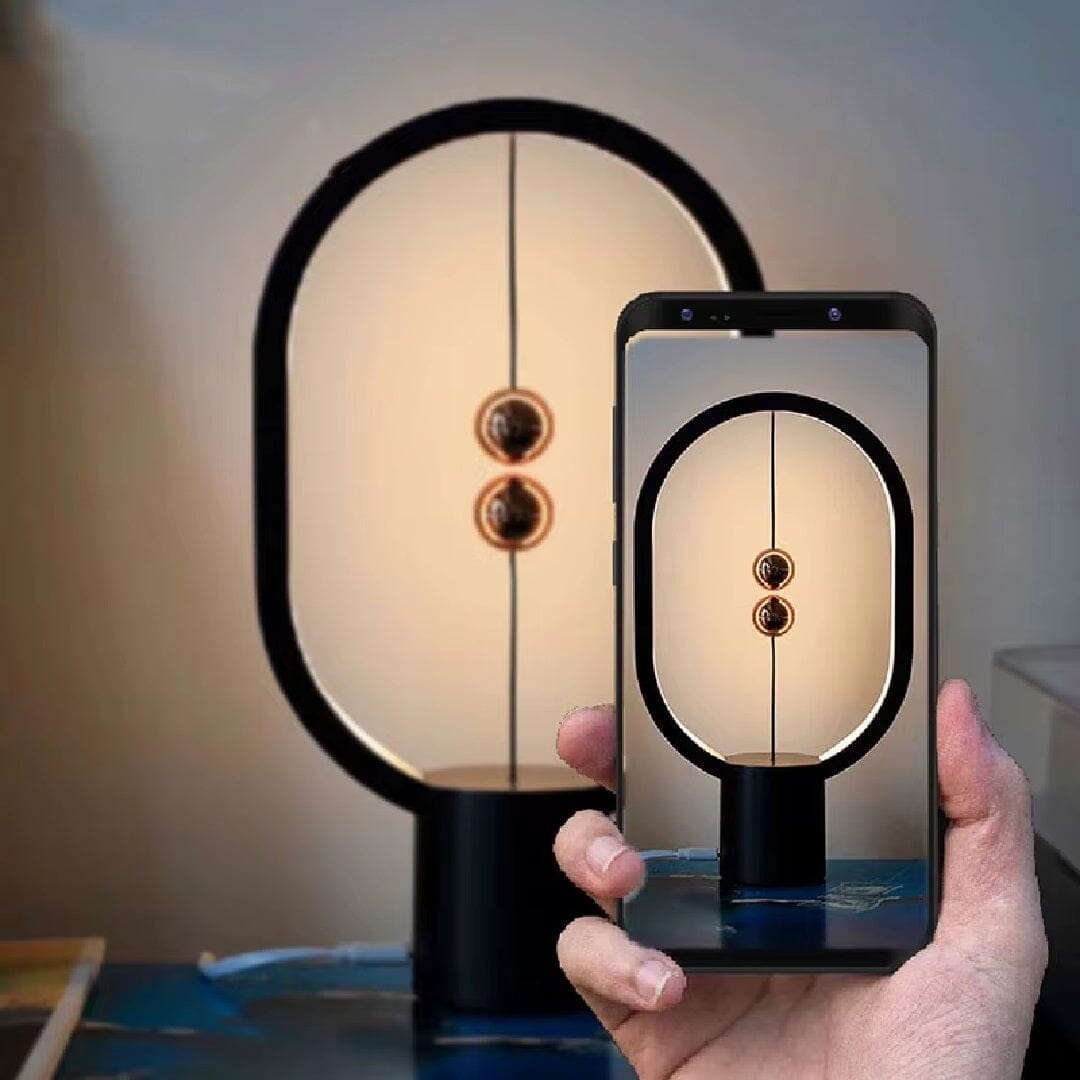 Luminária Abajur de Mesa Magnética Equilibrium Led