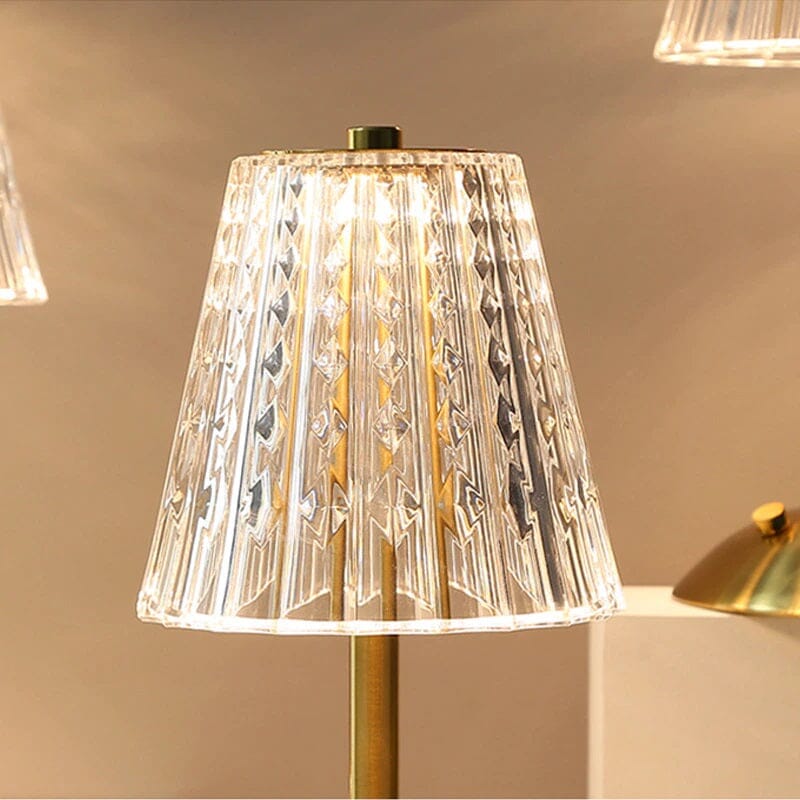 Luminária Abajur de Mesa Móvel Vintage Recarregável e Sem Fio - Decors