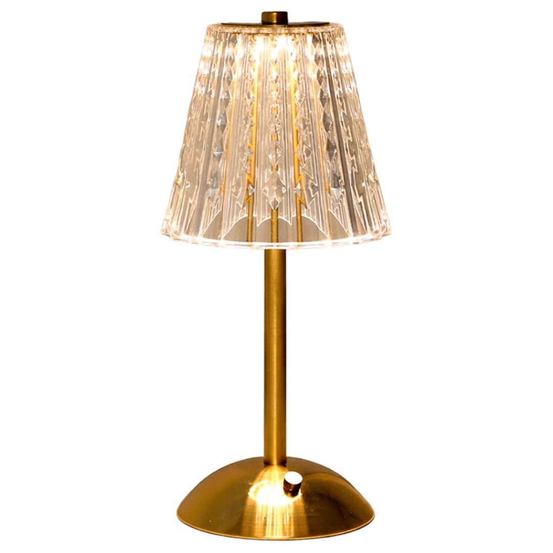 Luminária Abajur de Mesa Móvel Vintage Recarregável e Sem Fio - Decors