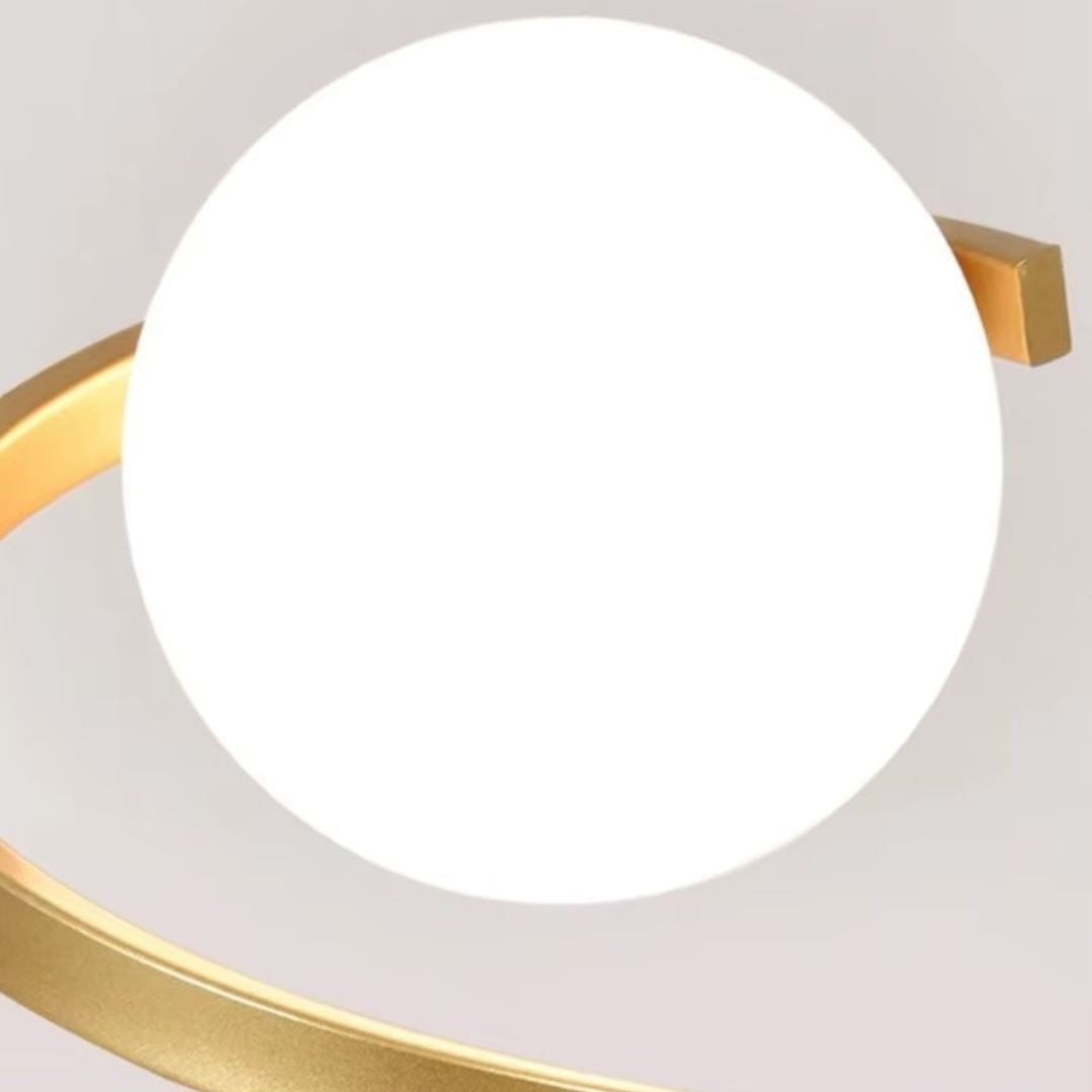 Luminária Abajur de Mesa Orbit Spiral em LED 3 Tons