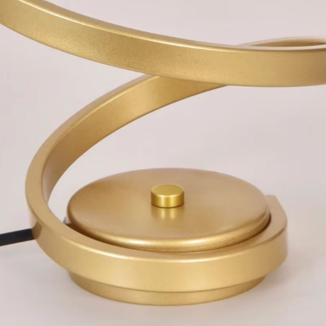 Luminária Abajur de Mesa Orbit Spiral em LED 3 Tons