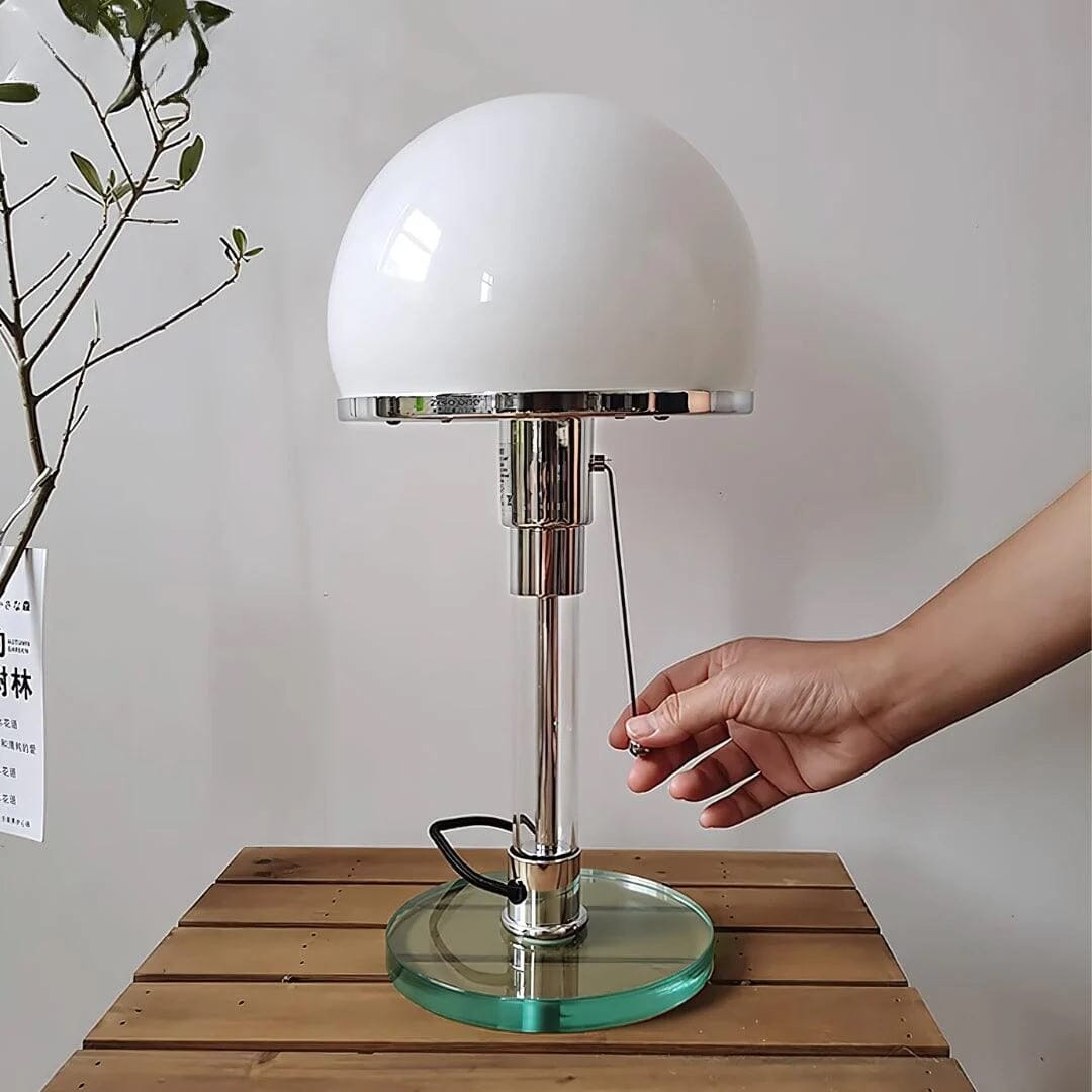Luminária Abajur de Mesa Orby Glass