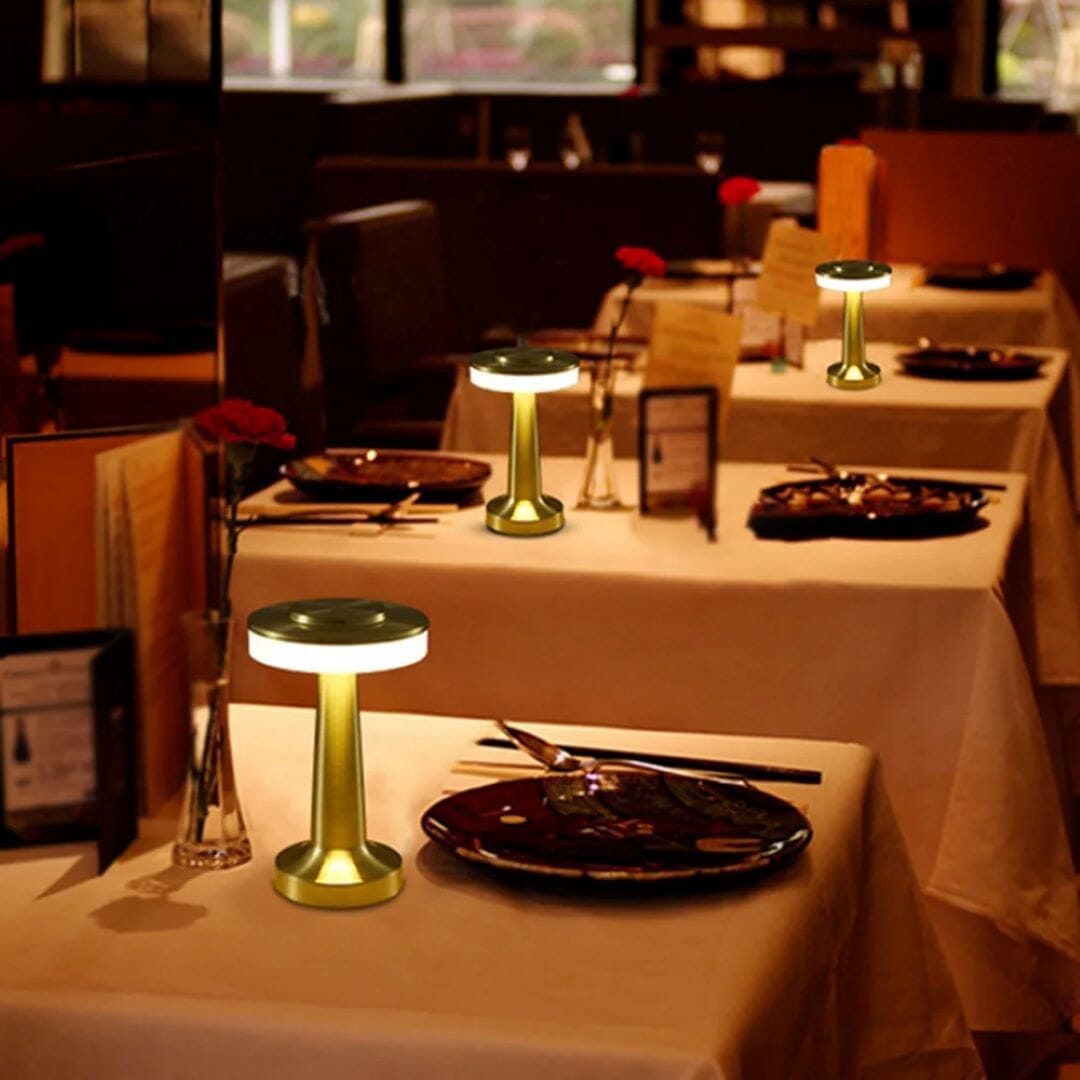 Luminária Abajur de Mesa RetroLux Touch Led