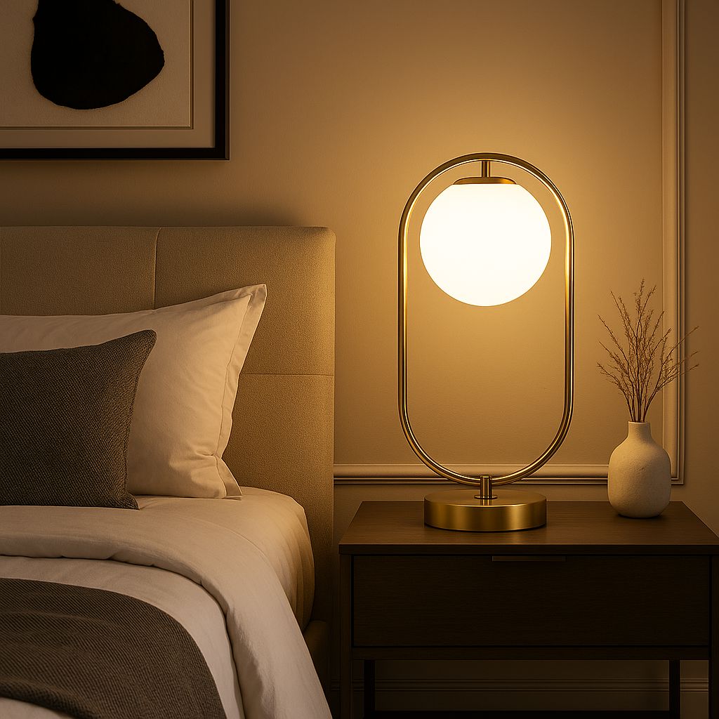 Luminária Abajur de Mesa Sphere Line - Decors