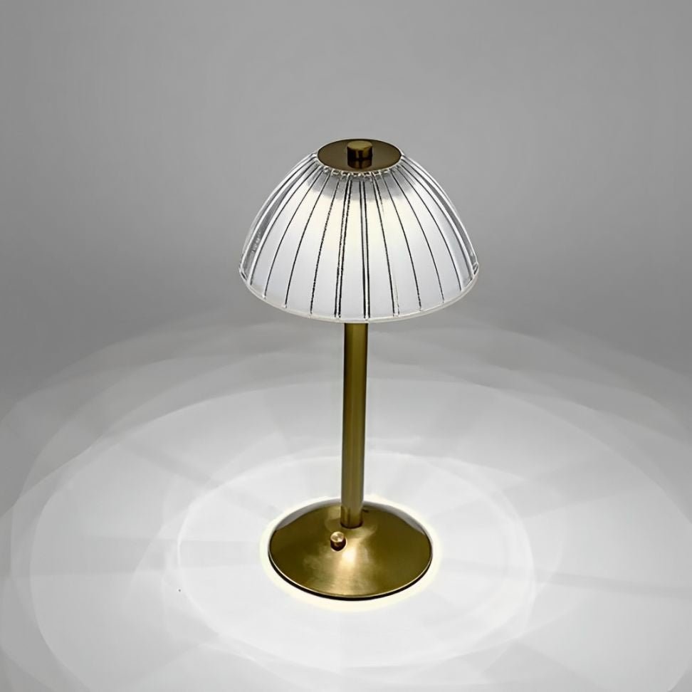 Luminária Abajur de Mesa Swin Touch em Acrílico Recarregável e Sem Fio - Decors
