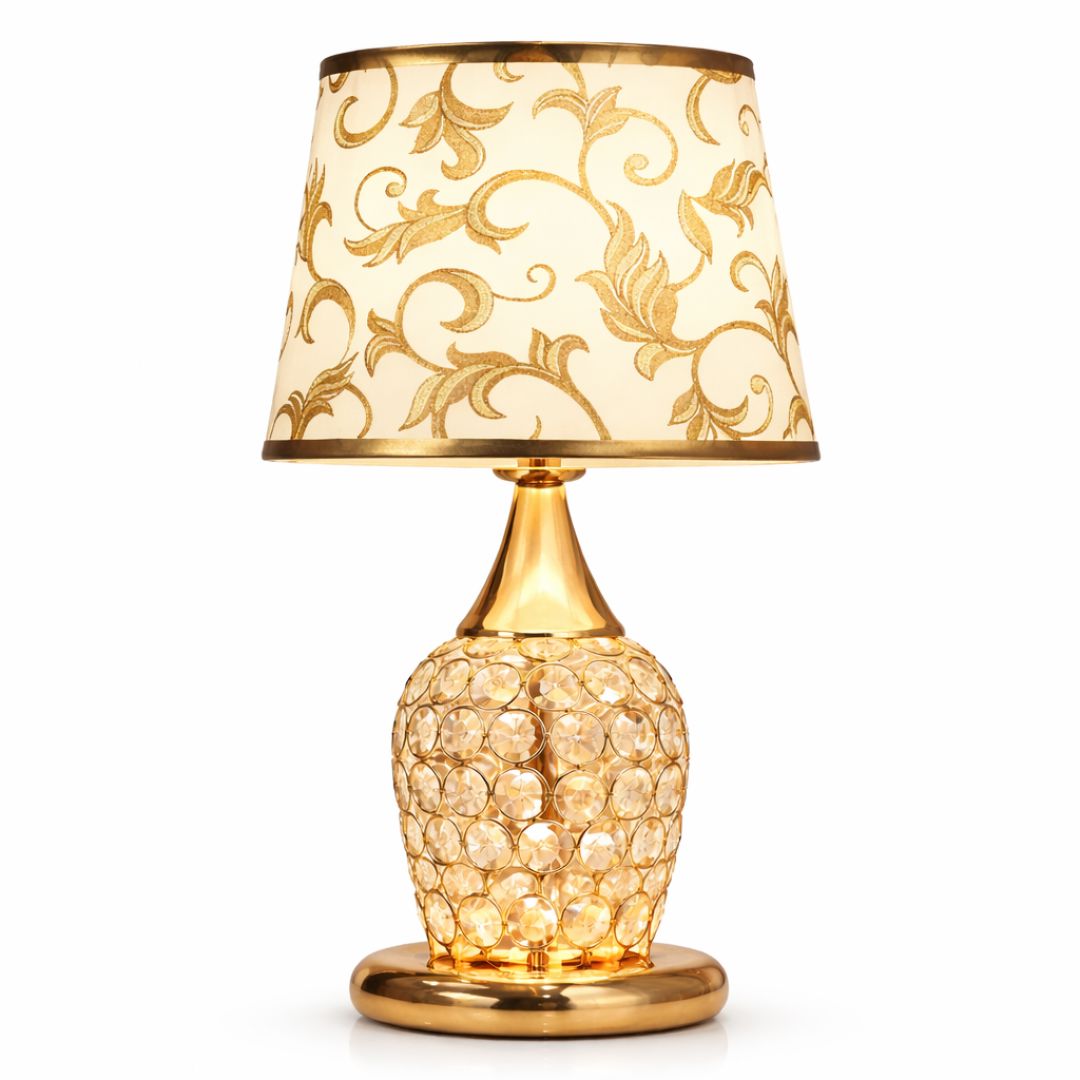 Luminária Abajur de Mesa Vintage Europeu Arabesco