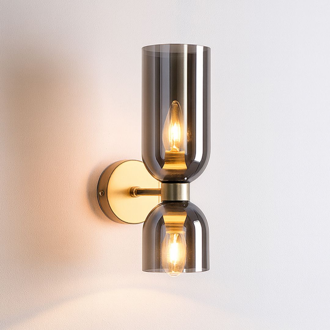 Luminária Arandela de Parede Douratto Dupla 35cm