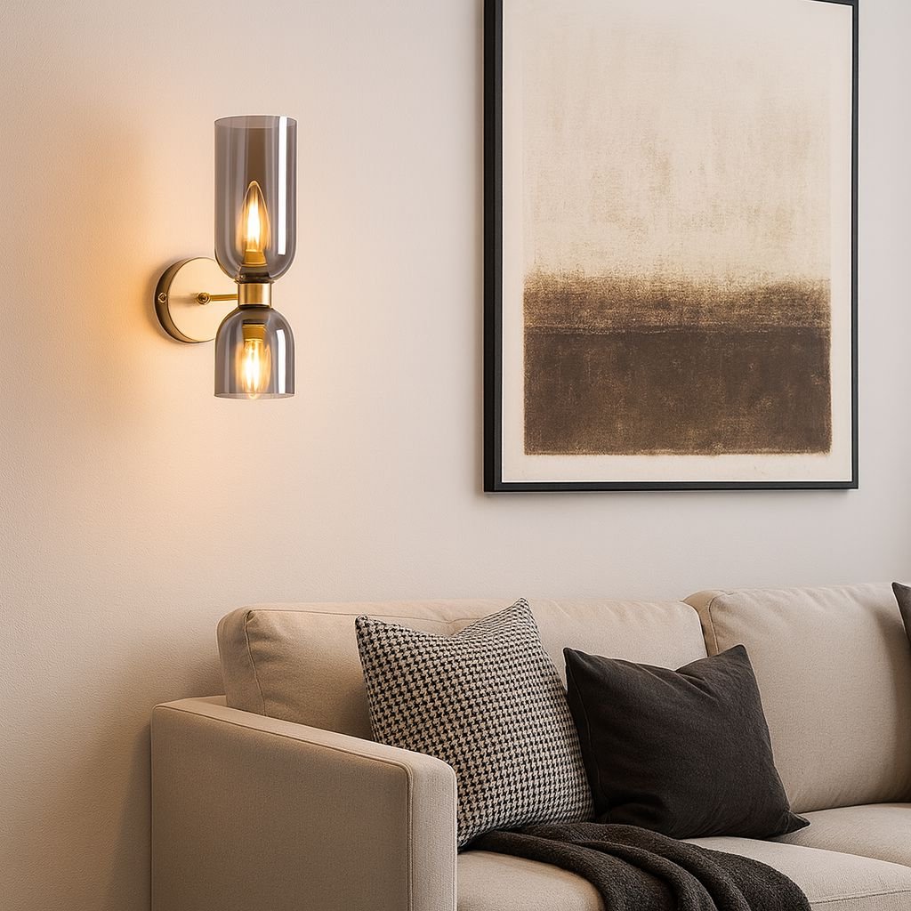 Luminária Arandela de Parede Douratto Dupla 35cm - Decors
